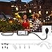 Dimmer Plug, Kohree Dimmer Switch Dimming Kits Plug-in Remote Timer for Outdoor Patio String Lights LED Bulbs, 240W Max Power, 10ft Longer Cord, 3 Prong Outlet, Weatherproof IP68, ETL Listed