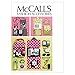 McCall's Patterns M6477 Electronic Device Carrying Case in 2 Sizes and E-Reader Cover in 3 Sizes, One Size Only