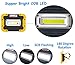 SUNZONE Portable LED COB Work Light,Outdoor Waterproof Flood Lights, for Camping,Hiking,Car Repairing,Workshop,Construction Site,Builtin Rechargeable Battery Power Bank and SOS Emergency Mode(Yellow)