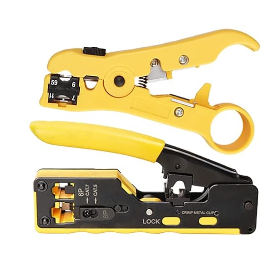 Cable Stripper Clamp rj45 Network Tools 4P/6P/8P Crystal Heads Cable Pliers Seven Type