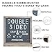 Rustic Wood Frame Felt Letter Board 12x12 inches. Pre-Cut Letters. Additional Symbols & Emojis, Letter Storage Case, Farmhouse Block Stand
