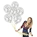 Treasures Gifted Silver Confetti Balloons - Clear Confetti Balloons - 12
