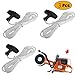 Podoy Lawn Mower Pull Starter Handle Rope Recoil with Cord Line 1.1M for Petrol Starter Mower Engine Universal(Pack of 3)