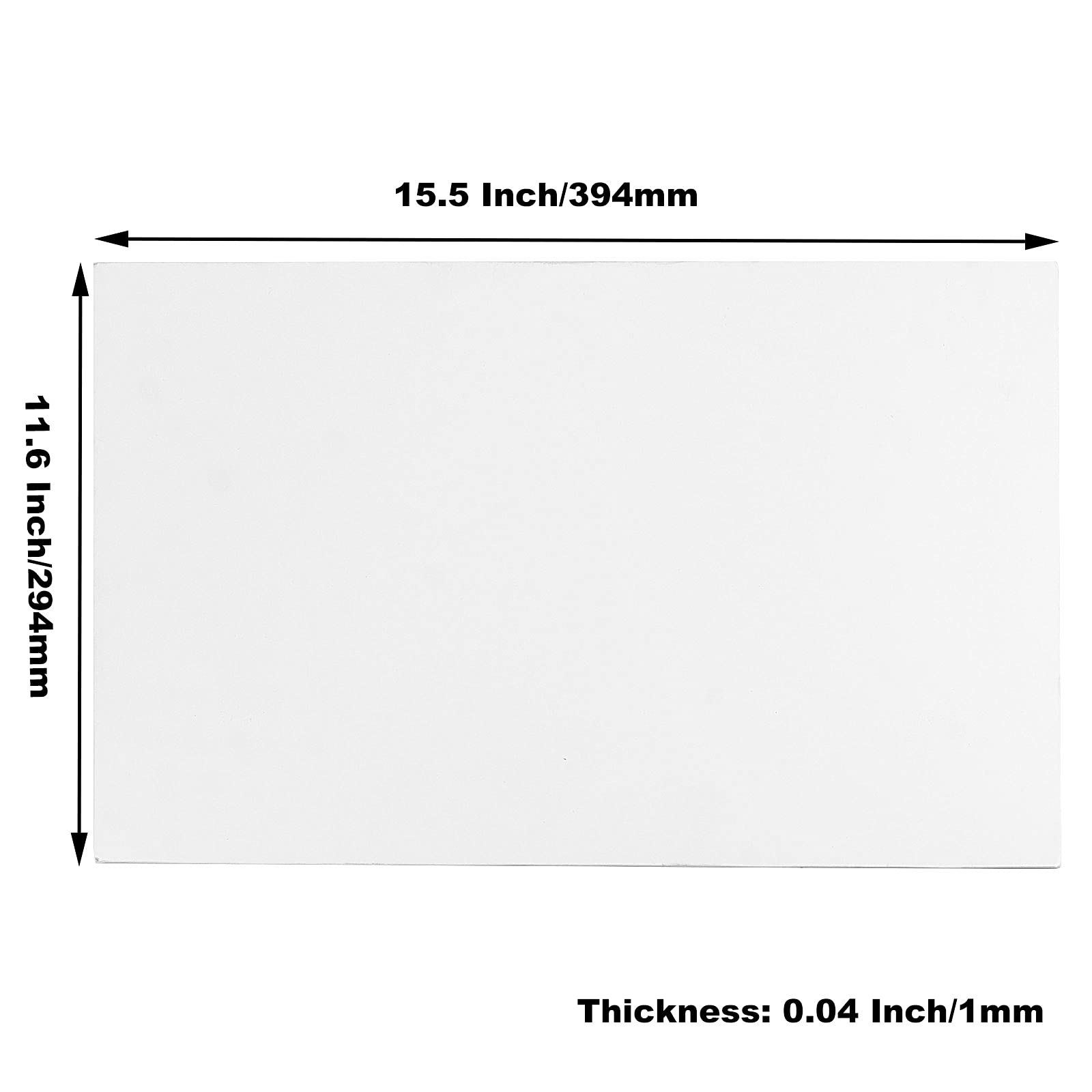 SHEUTSAN 50 Sheets 11.6 x 15.5 Inches 30 pt White Chipboard, Large White Chipboard Sheets, Medium Weight Chipboard for Crafts, Arts Projects, Backing Boards, Frames