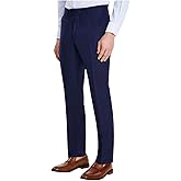 Tommy Hilfiger Mens Modern fit Dress Pants 30/30 Navy Blue Solid Linen
