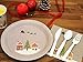 Christmas Santa Party Supplies – Serves 24 – Includes Plastic Knives, Spoons, Forks, Paper Plates, Napkins, and Cups Perfect for Christmas Holidays