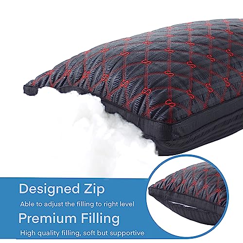 Siluvia Body Pillow for AdultsPremium Adjustable Loft Quilted Body