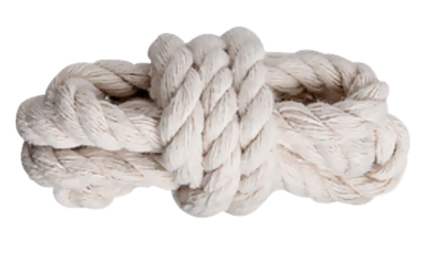 Handarbeit-Lieblingsladen Cotton Cord 8 mm, Approx. 10 Metres Macrame Yarn Cord Cream Cotton Parcel Cord