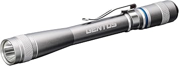 Amazon Gentos ジェントス Led 懐中電灯 ペンライト 明るさ100ルーメン 実用点灯10時間 単4形電池2本使用 シルバー Ap 100sv Ansi規格準拠 Gentos ジェントス ハンディライト