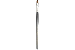 da Vinci Watercolor Series 1311 Maestro Paint Brush, One Stroke Flat Kolinsky Red Sable, Size 6 (1311-06)