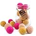 100pc 20mm Diy Christmas Decor Wool Felt Balls Mixed Colour Wool Pom Gumball Beads Craft Decoration