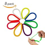 PickUrStyle Stretchy String Fidget/Sensory Toys Helps Reduce Fidgeting Due to Stress and Anxiety for ADD, ADHD, Autism ï¼ˆ8 Colorsï¼‰