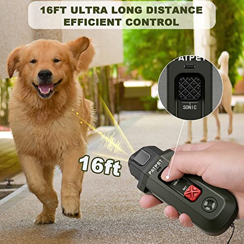 ＤＯＧＳ Petgentle Ultrasonic Anti Dog Barking Pet Trainer LED Light