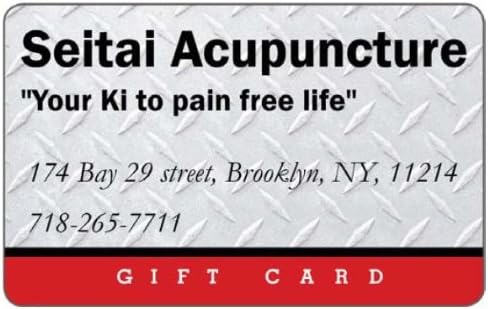 Seitai Community Acupuncture Gift Card