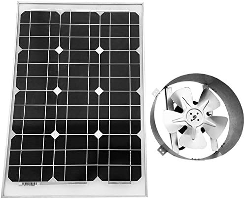 Amtrak Solar Attic Fan, 40 Watt Solar Panel, High Efficiency Fan Blades, 10 Year Warranty
