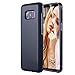 Samsung Galaxy S8, S8+ GOAT Gravity Selfie Case with Hands Free Nano Suction for Glass, Tile, Car GPS, & Most Smooth Surfaces (Black S8+)