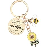 Sunflower Keychains sunflower gifts for women friendship keychain gift wallet chain