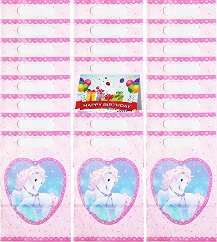 Fairytale Pony Party Favor Treat Bags Bundle Pack of 24