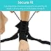 Vive Lace Up Ankle Brace - Men, Women Foot Support Stabilizer Compression Sleeve - Sprained Adjustable Leg Splint - Sprain Rolled Immobilizer Wrap Guard for Running, Volleyball, Basketball, Soccer (L)