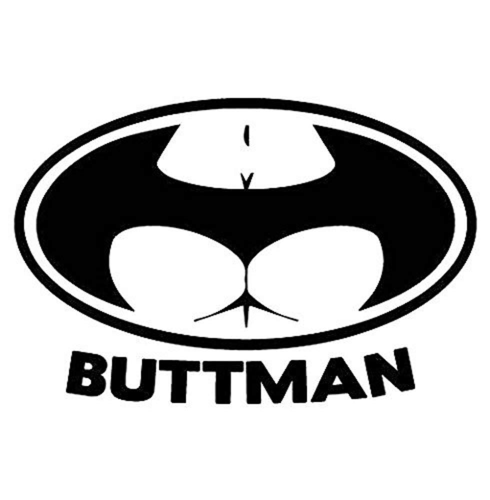 Cartat2s Buttman Butt Man Vinyl Decal 6in X 4in