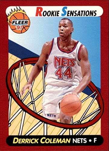 Amazon 1991 92 Fleer Rookie Sensations 3 Derrick Coleman NBA 