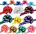 Assorted Gift Pull Bows for Presents - Various Sizes, Set of 15, Variety Pack, Red, Blue, White, Green, Gift Bows, Gift Basket, Birthday, Presents, Holiday Decoration, Fundraiser, Christmas, Easter