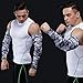SHINYMOD Arm Sleeves UV Protection Sleeves for Men Women Youth Arm Warmers Compression Sports Sleeves Cycling Golf Basketball Driving Fishing Tattoo Covers Elbow Sleeves 1 Pairs - (3D Printed, XL)