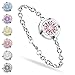SS SHOVAN Aromatherapy Bracelet, Essential Oil Diffuser Bracelet Stainless Steel Aromatherapy Locket Bracelets for Women with 6 Color Pads,Girls Women Jewelry Set