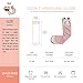 Haley Clothes Cute Girls No Heel Design Pink Elements Fox Cat Rabbit Knee High Socks (6 Pairs) Pink free size