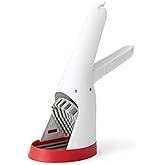 Chef'n Hand-Held Slicer Strawberry Slicester, Updated Design, Cherry/Meringue (102-712-400)