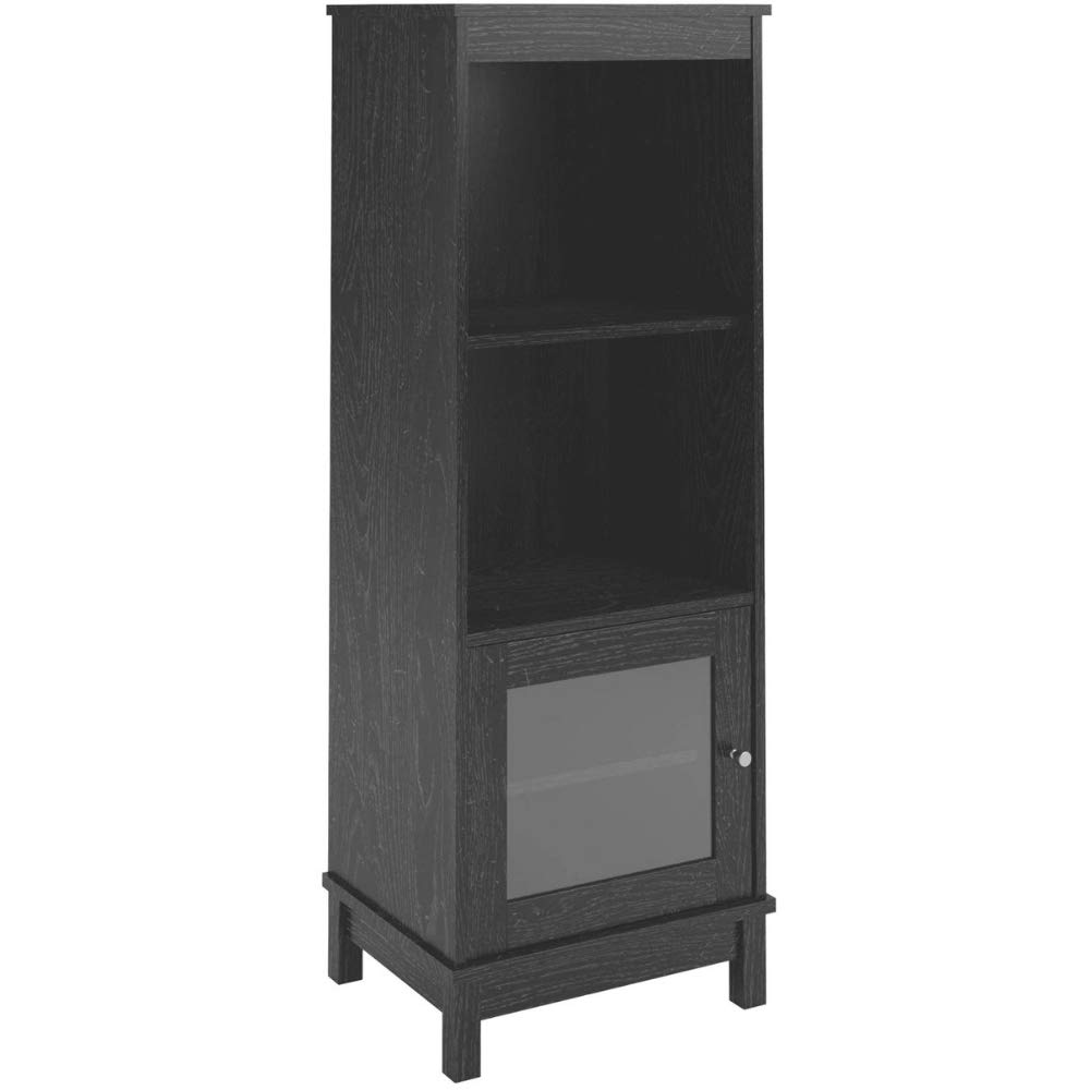 Best Multi Media Glass Door Storage Tower