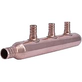 SharkBite 3 Port Closed Crimp Copper Multi-Port Tee, Plumbing Fittings, PEX, PE-RT, 22783