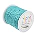 PH PandaHall 100 Yards 2mm Jute Twine Jute String Turquoise Colored Packing String Gift Twine for DIY Craft, Wrapping, Floristry, Gardening Applications