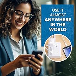 OREI Travel Adapter Power Strip, International Plug