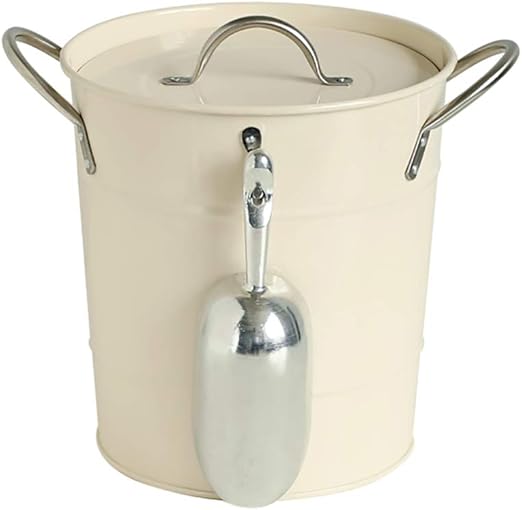insulated ice bucket with scoop
