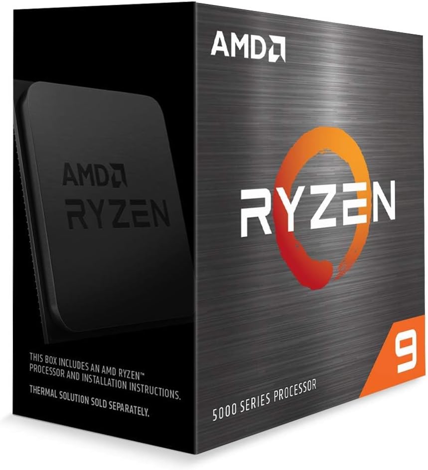 AMD Ryzen 9 5900X Desktop Processor 12 Cores 24 Threads AM4 DDR4
