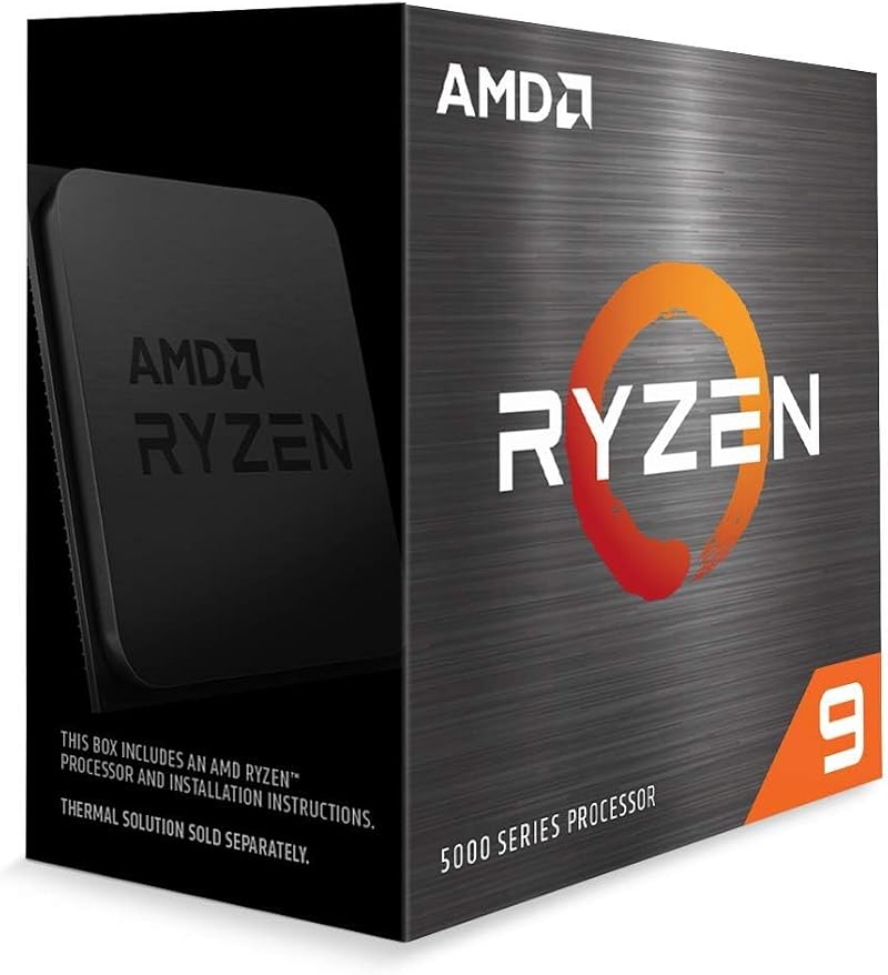 AMD Ryzen 9 5900X Desktop Processor 12 Cores 24 Threads AM4 DDR4