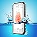 iThrough Waterproof Case for iPhone 5 5S SE, Shock Proof Slim Protective Underwater Cover, White