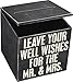 Primitives by Kathy Wedding Card Box, 8 x 8, Mr. & Mrs