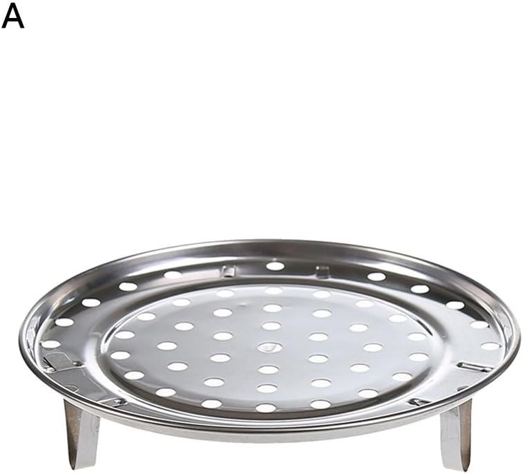 Waroomss Stainless Steel Steam Holders, Heavy Duty Cooking Steam Holder, Three Leg Insulated Steam Collection Tray