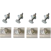 Adrian Steel RKA4, Mounting Rail Adapter Kit (4-Piece, w/ 4 Leveling Feet)