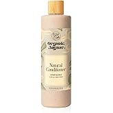 Organic Jaguar, All Natural Honeysuckle Conditioner, Sulfate Free Conditioner with Vitamin E, Castor, Argan and Almond, Honey, For Hydrating All Hair, 13.5 fl oz