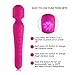 Dual Motors Safe Silicone Wand Massager with Heating Tail - 7 Period of Vibration Frequency - USB Recharging - 100% Waterproof - Help You Relaxing Yourself.