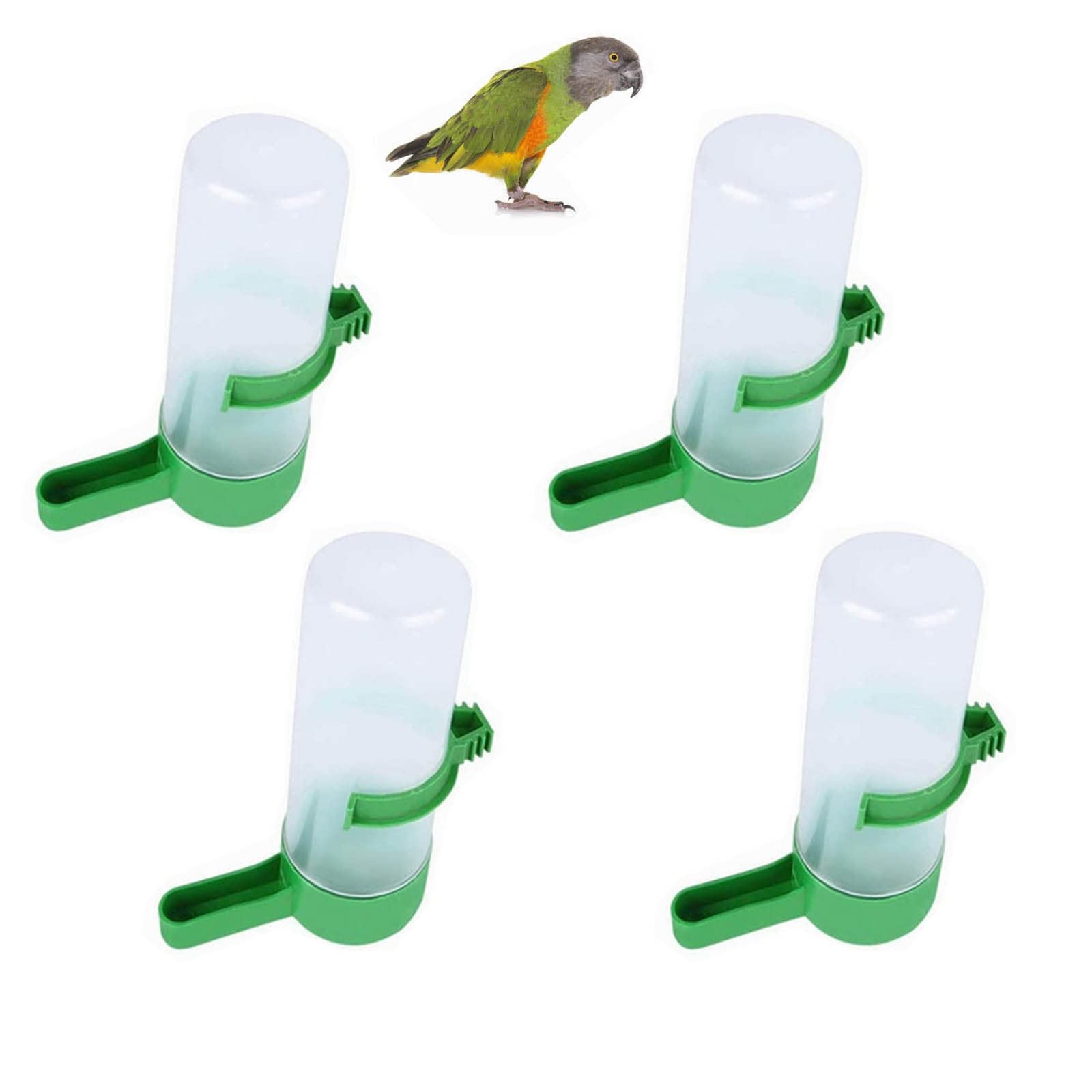 Photo 1 of Ycnpeatt 4 Pcs Bird Water Dispenser - Automatic Bird Water Bottles for Middle & Small Parrot, Budgie, Lovebirds, Cockatiel