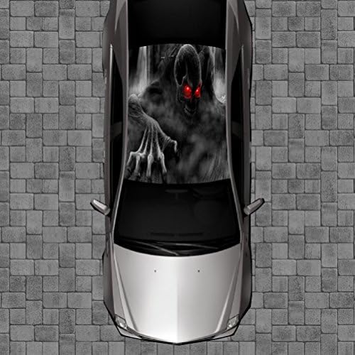 Sign Factory R02 Skeleton Roof Wrap - Decal Decals Wraps Vinyl Tint Avery Art Poster Image Carbon Hood Car Truck Fiber Hood