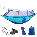 Yeeco Double Camping Hammock, Portable Lightweight Nylon Parachute Hammock