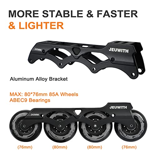 Inline Skates for Women Men, Outdoor Street Blades Roller Adult Male Female, Professional Fitness Roller Skates Blades for Unisex