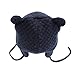 XIAOHAWANG Warm Baby Hat Cute Bear Toddler Earflap Beanie for Fall Winter (0-6 Months, A-Navy)