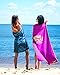 Lahtak Towels: Beach, Sport & Travel. Microfiber Ultralight, Quick Dry, Soft, Antibacterial for Pool, Yoga, Gym, Camping (T Navy Blue)