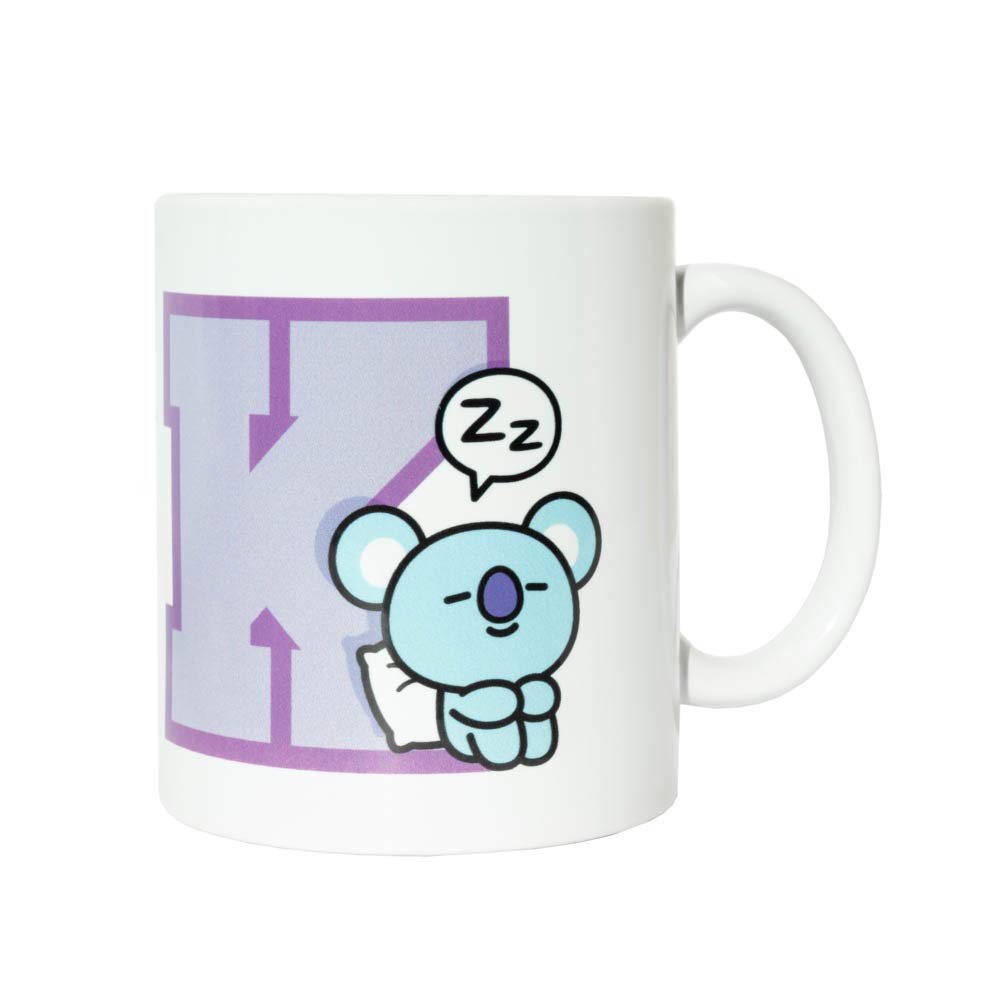 Grupo Erik Ceramic Mug - Koya BT21 Merch | 11.8 oz - 350 ml Coffee Mug Tea, Cool Mugs and Cups | BT21 Gifts Under 10 Pounds, Kawaii Gifts, Kawaii Stuff